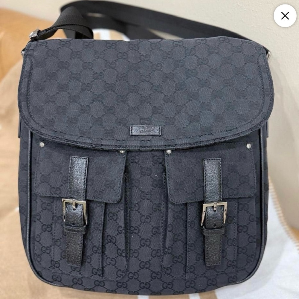 Gucci Black Messenger Bag